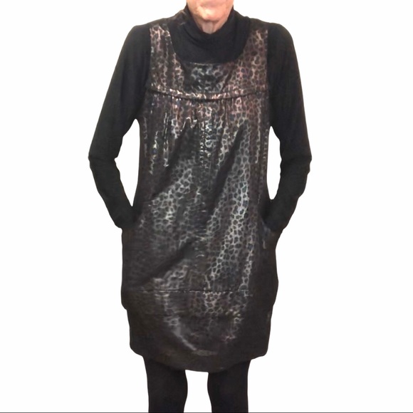 💚 Suede Leather Silk Dress Mei gui bangni - Picture 17 of 17